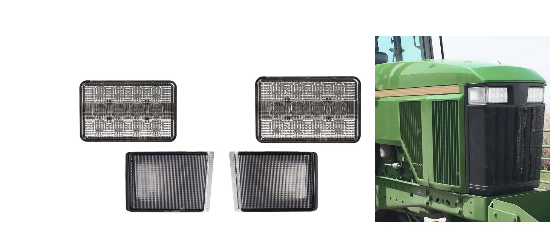 MMTractorParts RE151564 LED Light Upgrade Kit John Deere